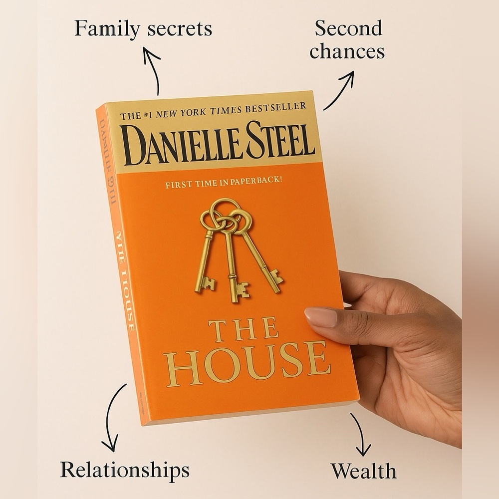 📚3 for $15 The House by Danielle Steel | Contemporary Romance & Family Drama‎